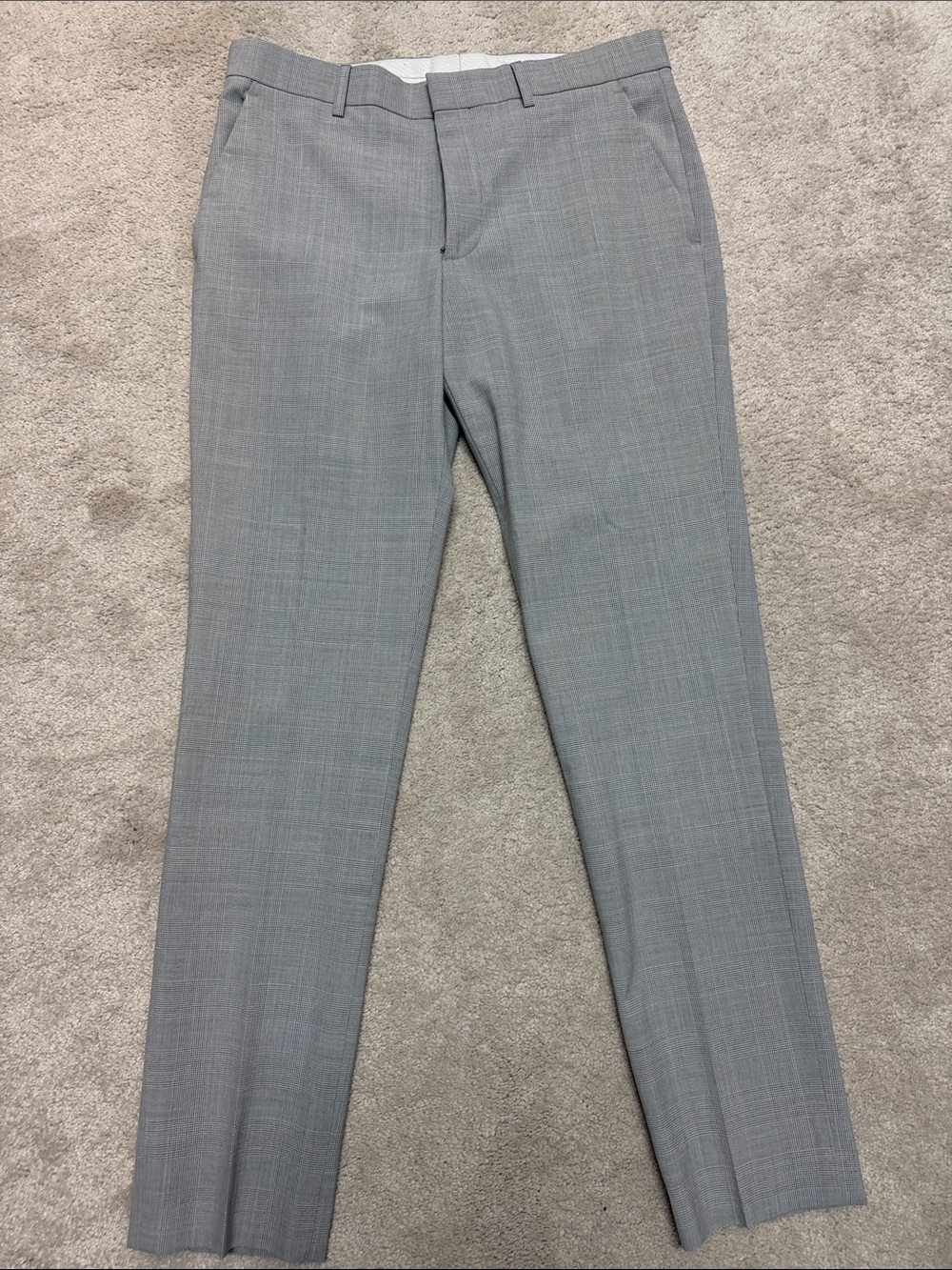 Express Men's Light Gray Dress Pants
